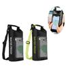 2L Waterproof Dry Bag Backpack Touch Screen Phone Pouch Outdoor Water Sports Roll Top Sack for Kayaking Rafting Hiking