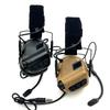 EARMOR Tactical Noise-Canceling Earmuff M32 SE Hunting Electronic Hearing Protection Headset with PTT&Helmet ARC Bracket