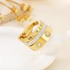 Stylish Roman Letter Multi-Ring Jewelry In European and American Design