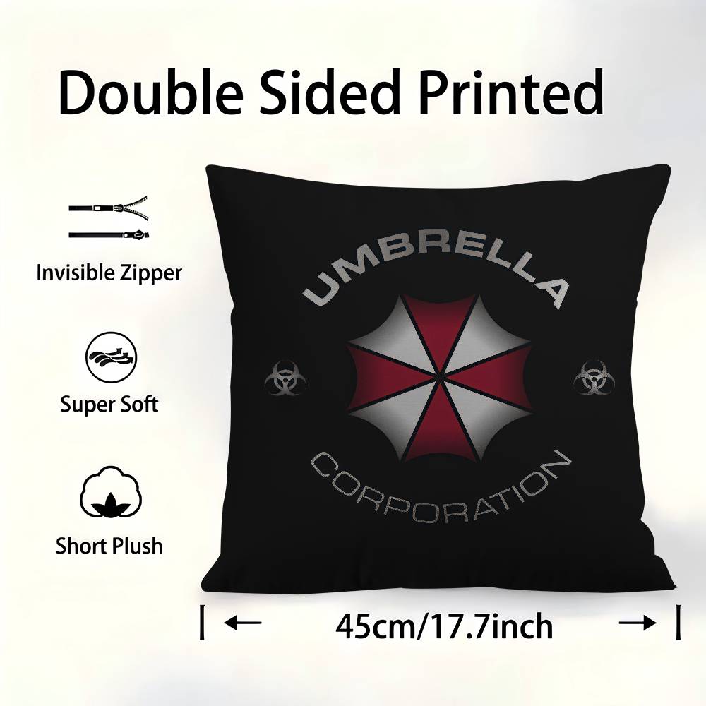 

Game RResident EEvil Cushion Cover Car Throw Pillow Case For Sofa Car Christmas Gift 40x40cm 45x45cm 30X30cm