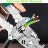 8-in-1 Electrical Pliers with Voltage Tester Multifunction Wire Stripper & Crimper Tool & Electricity Measurement, Ergonomic Grip