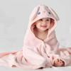 Cartoon Baby Hooded Cape Blanket - Soft Coral Fleece for Bath and Snuggle