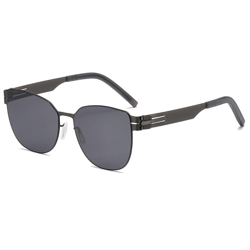 AMG20 Germany Design Sunglasses Men Ultralight Stainless Biological Steel Classic Sunglass Women Outdoor Driving Sun Glasses
