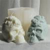Rose Skull Head Silicone Mold DIY Crafts Project Reusable Soap Candle Plaster Chocolate Baking Tool Supplies Accessory