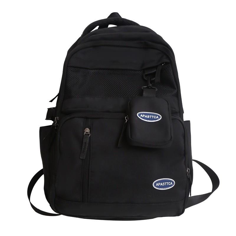 Korean Style Large Capacity Workwear Backpack Nylon Urban Simple Shoulder Bag For Middle School Students