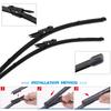Wiper Front Rear Wiper Blades Set For Renault Koleos MK1 2008 2009 2010 2011 2012 2013 2014 2015 Front Rear Window 24"+19"+16"