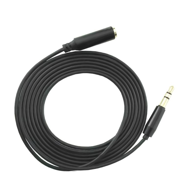 Quality 3.5mm Headphone Cable Microphones and Headphone Extension Cable with 3.5mm Female to Male Connectors 4Pole/3Pole