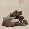 Fluffy Shoes Women Wear New Casual Flat Shoes For Autumn 2026 Female Slip-on Shoes Retro Loafers Women