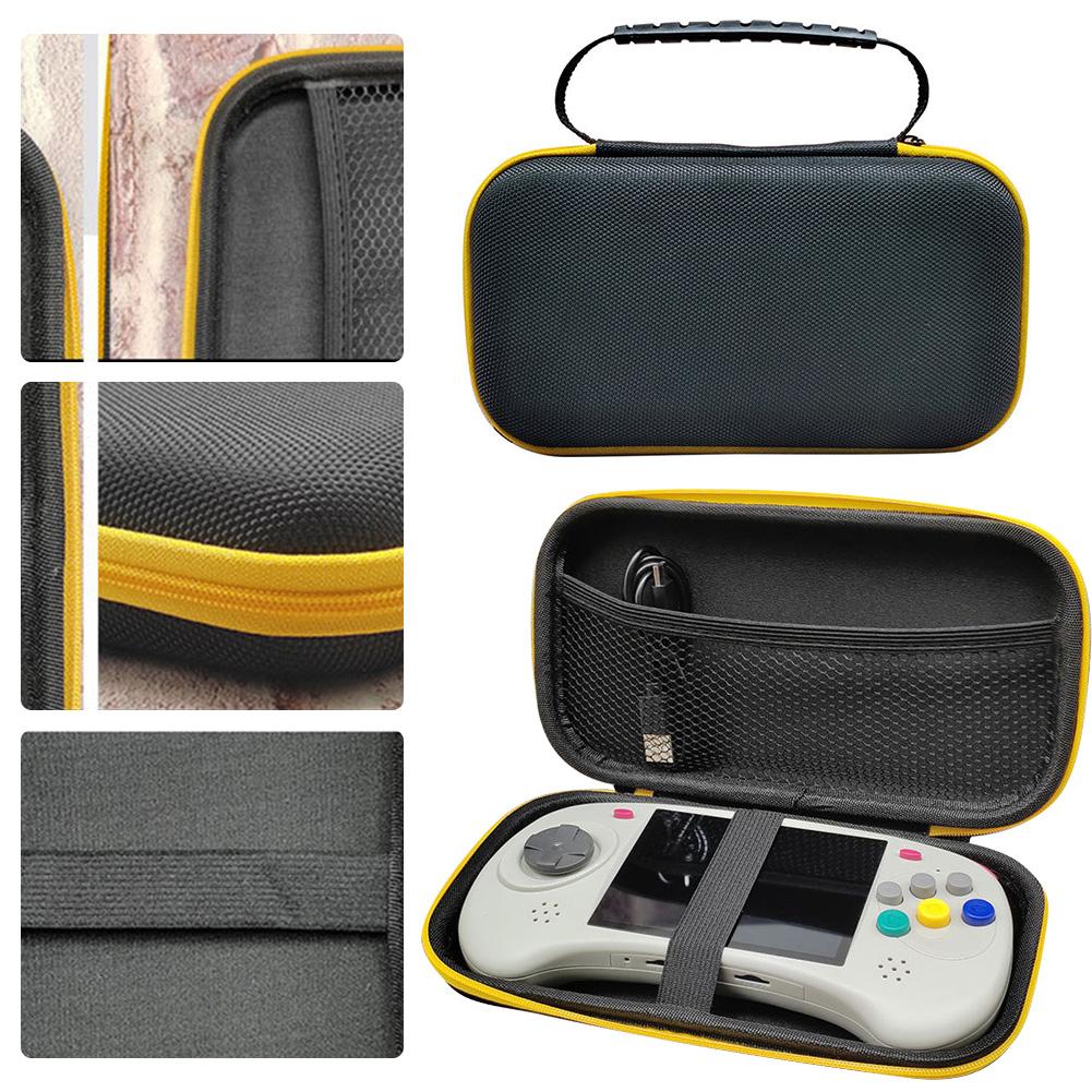 Hard Carrying Case Anti Scratch Portable Case Bag EVA with Mesh Pocket Anti-Drop for RG ARC-D RG ARC-S Handheld Game Console