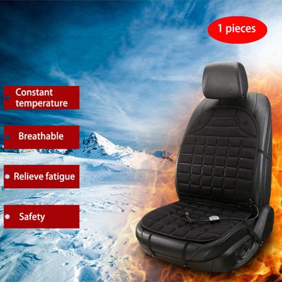 Asientos calefactables para coche de 12V, calentador de asiento de invierno, fundas para cojines con calefacción para asiento de coche, almohadilla de invierno con estilo para asiento eléctrico de coche