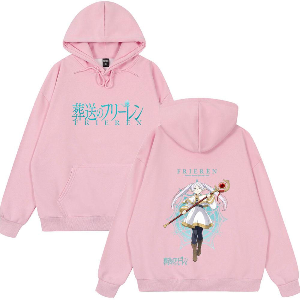 Vintage Wear Anime Frieren: Beyond Journey's End Frieren Graphic Tops Men Women Fashion Long Sleeve Casual Streetwear Funny Tops