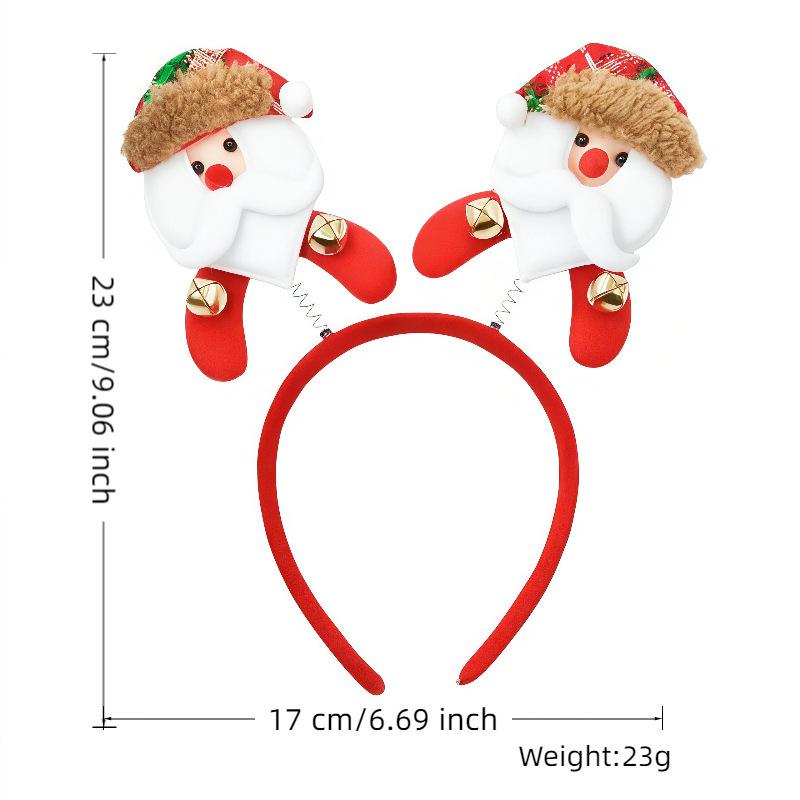 Santa Claus Card Holder Headband - Christmas Cosplay Party Decoration