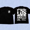 Mens Clothing Hot Selling in Spring and Summer West Coast Los Angeles Pattern Printed Cotton Short Sleeved Round Neck Tshirt