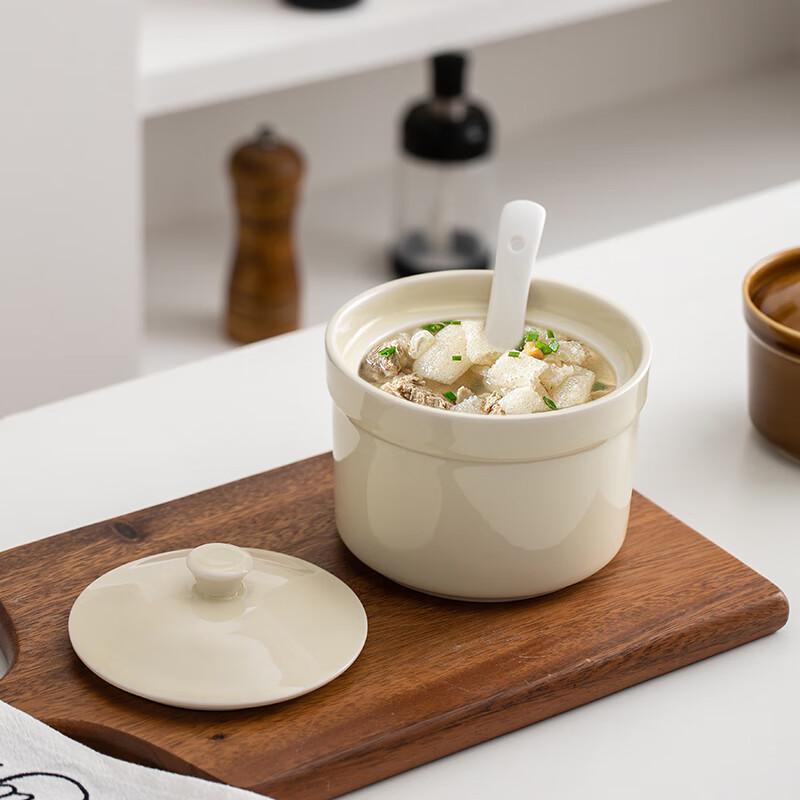 Zhaoran Ceramic Double Boiler Stew Pot