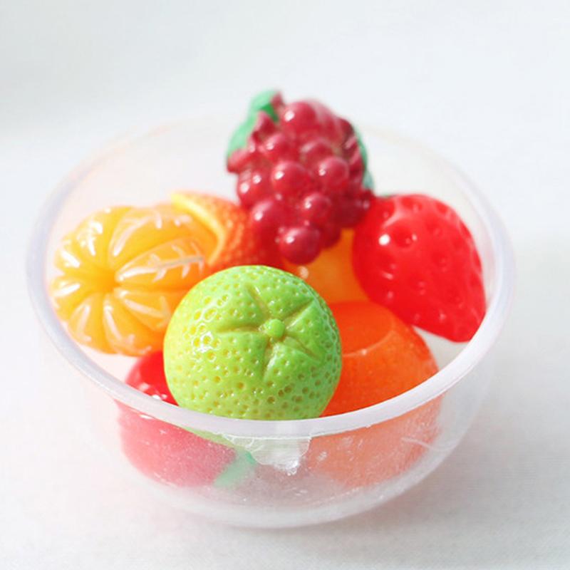 1Set 1:12 Dollhouse Miniature Dessert Pan Cake Stand Fruit Tray W/Fruit Simulation Ornament Model House Decor Toy