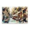Old World Charm In A Modern Urban Alley Metal Sign Party Home Wall Mural Design Cinema Tin Sign Poster