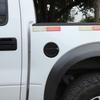 Door Gas Door Fuel Tank Decor Cover Trim For Ford F150 Raptor 09-14 Accessories