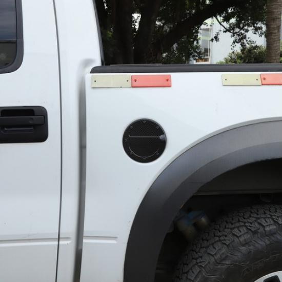 Door Gas Door Fuel Tank Decor Cover Trim For Ford F150 Raptor 09-14 Accessories