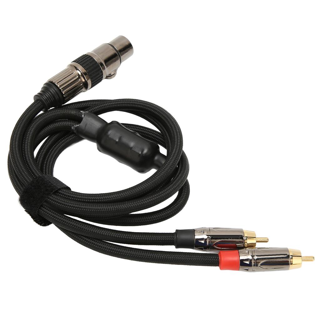 XLR Female to Dual RCA Male Y Splitter Cable Gold Plated Female XLR 3 Pin to Double RCA Male Stereo 