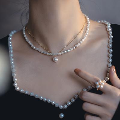 100% Natural Freshwater Pearl 14K Gold Filled Female Chains Necklace Promotion For Women Valentine's Day Gifts No Fade