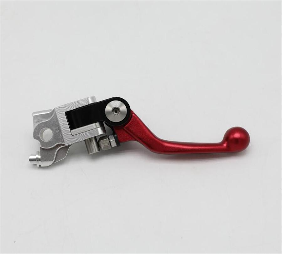 Red 4 Directions Folding Pivot Brake Lever For Honda CRE250X 2007-2012 CRF250R