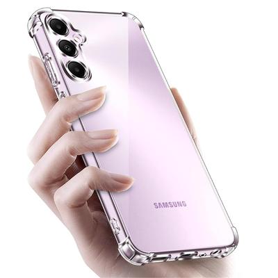 Funda de teléfono súper completa con protección de Airbag, funda transparente y suave para Samsung galaxy S23 S24 Plus s24 + Ultra M14 M34 A15 A25 A35 A55 A05 A05S 4G 5G