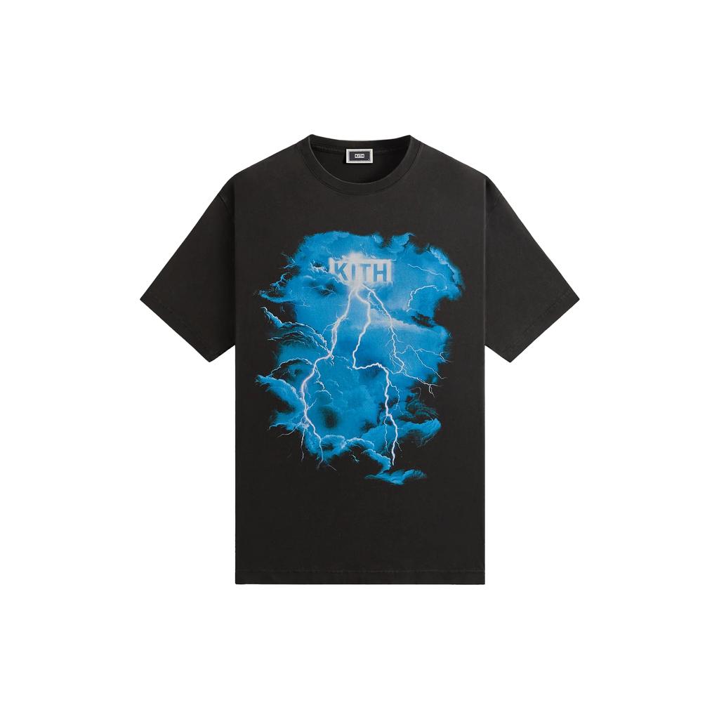 Kith Storm Vintage Tee Black Men Tops KHM033552-001