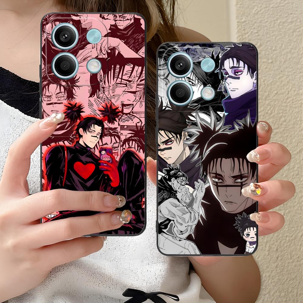 Jujutsu Kaisen Choso Handyhülle für Xiaomi Redmi Note 14 13 12 11 S Pro Plus 4G 5G Bunte Druckabdeckung Hülle Hübsch