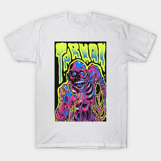 

Men Black Print T-shirt Tarman Return Of The Living Dead Art Variant 2 Of 4 No-Cut Transfer Paper Print Cotton Tshirt - Men s... S разноцветный