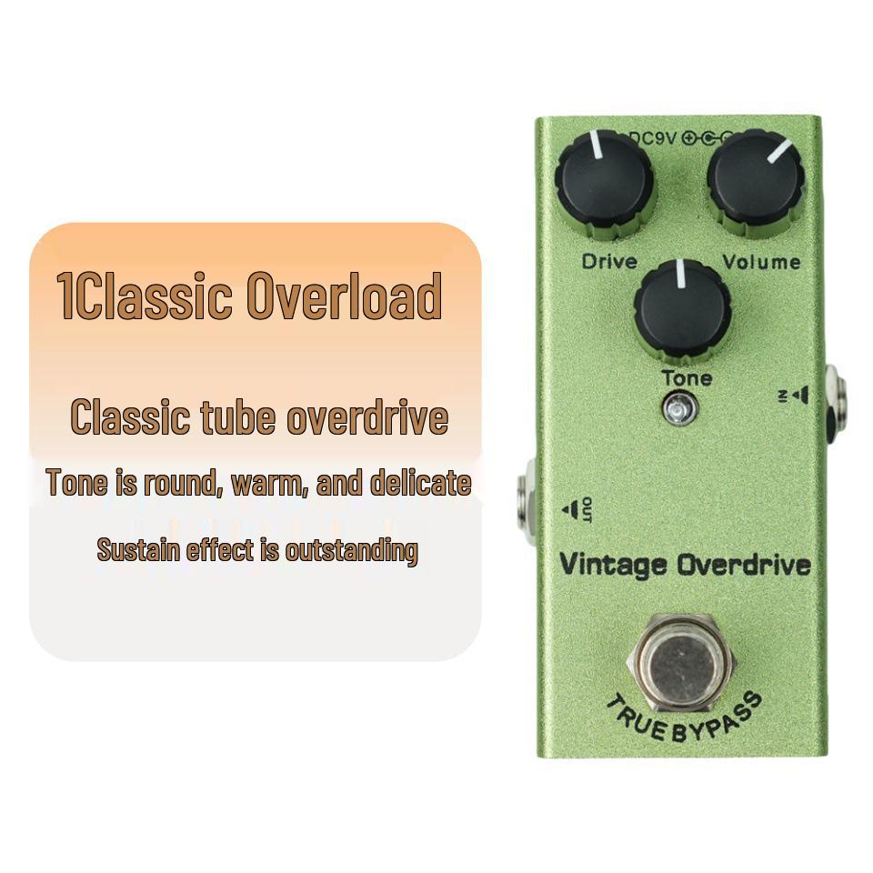 Guitar Effects Pedal Electric Multifunctional Reverb Chorus Delay Metal Stompbox