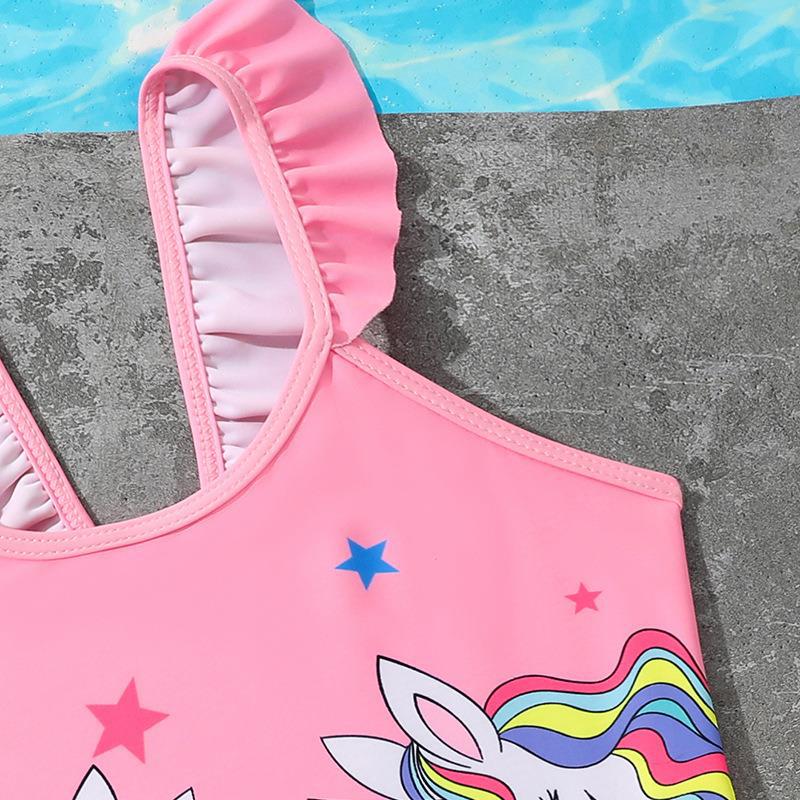 2025 European & American Toddler Girls' Strappy One-Piece Swimsuit