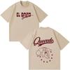 Quevedo El Baifo Álbum 2026 Tour Merch Camiseta Unisex Moda Unisex Camiseta de Algodón Casual de Manga Corta Vintage Camisetas Top