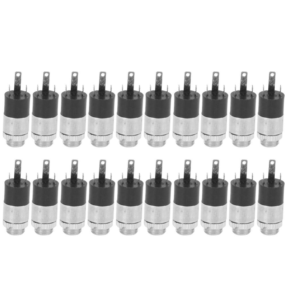 20 Pcs 3.5mm Headphone Female Socket PJ-392 Panel Mount Jack Earphone Socket Audio Equipment