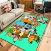 Vibrant Cartoon Animal Print Rug Floor Mat for Living Room or Bedroom Soft and Comfortable Carpet a Gift for Birthday and Holiday.ZFF0913239