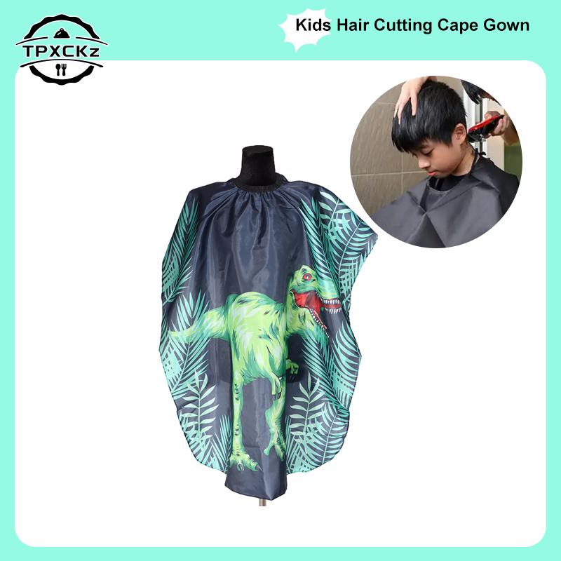 1pc Kids Hair Cutting Cape Gown Hairdresser Barber Apron Hairdressing Children Girls Boys Hair Cut Cloak Polyester Cover