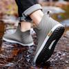 Men's Japanese-Korean Lightweight Waterproof Rain Boots: Durable, Non-Slip Rubber Shoes for Outdoor Activities, Fishing, and Car Washing.