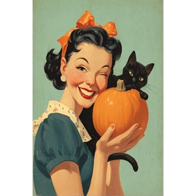 Halloween Metal Tin Sign Wall Decor 20x30cm