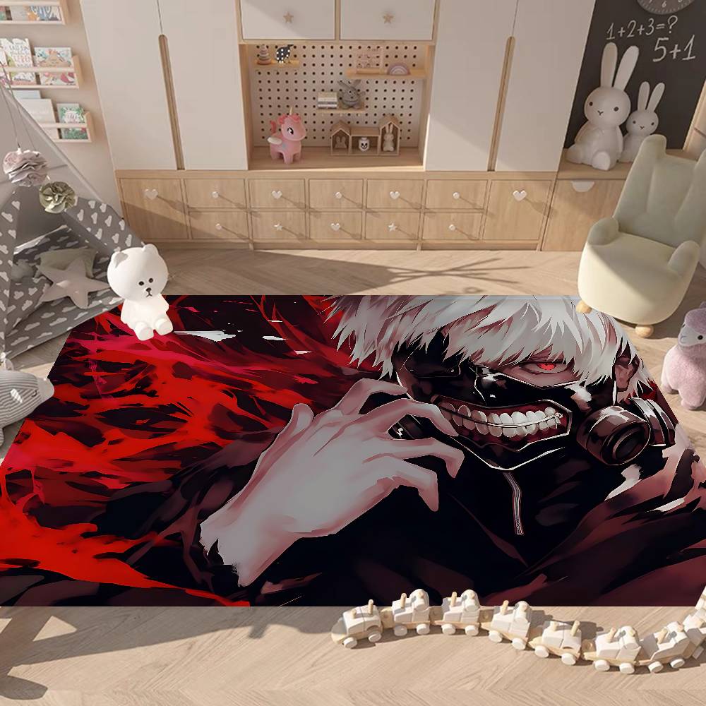 Anime Tokyo Ghoul Bathroom Mat Anti-slip Absorb Water Long Strip Cushion Bedroon Mat Welcome Doormat