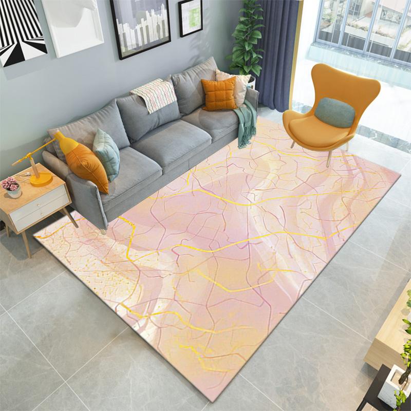 

1PC Marble texture printed Carpet Rug for Living Room Bedroom Home Sofa Decoration,Non-slip Floor Mat Floor mat 40x60cm( 15x23in )