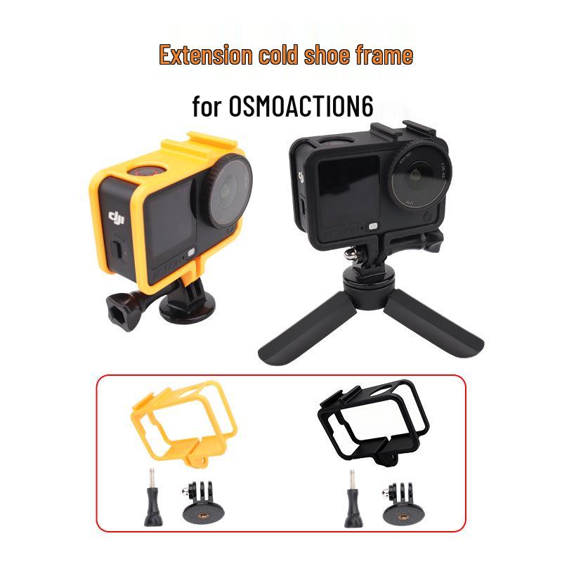 OSMO ACTION 6 Cold Shoe Frame Mount Adapter for Fill Light and Microphone Accessories