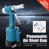 1/4Inch Pneumatic Air Riveter Hydraulic Tool Pop Rivet Riveting Guns Garage Tool Set Kit 165 * 85 * 278mm