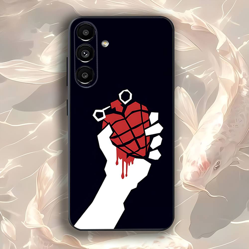 BAND G-Green Day Phone Case Silicone Soft For Samsung Galaxy A73,31,32,72,41,53,52,71,22,5G,Note,J7,8,9