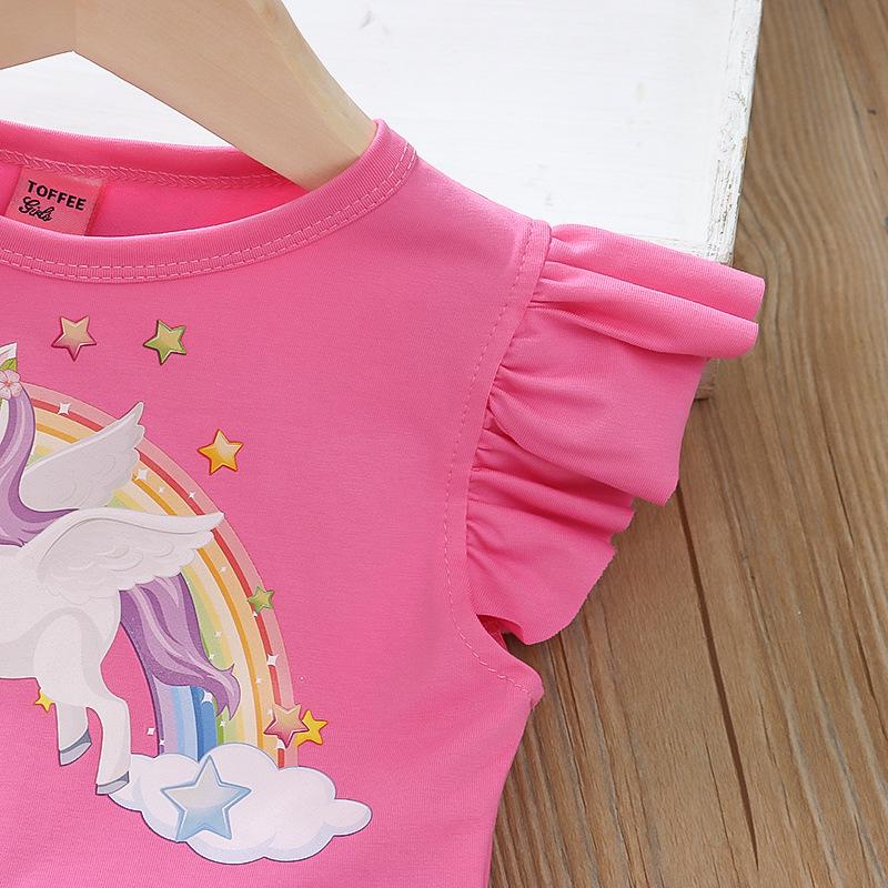 Girls' Summer Princess Cotton Mesh Dress - Fairy Style