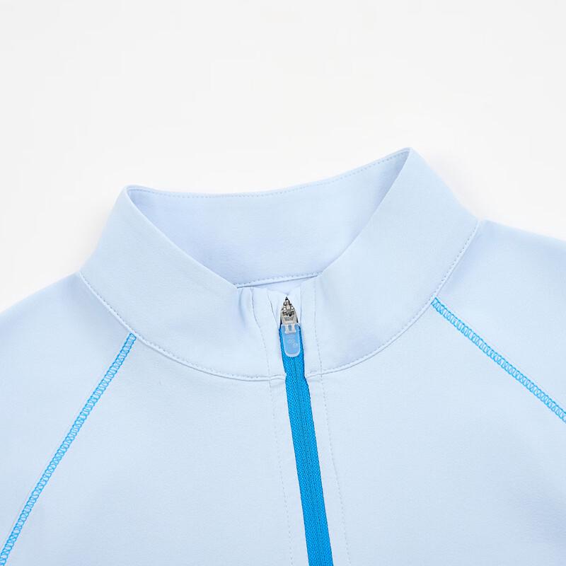 LeeKids Retro Sun Protective Half-Zip Long Sleeve T-Shirt