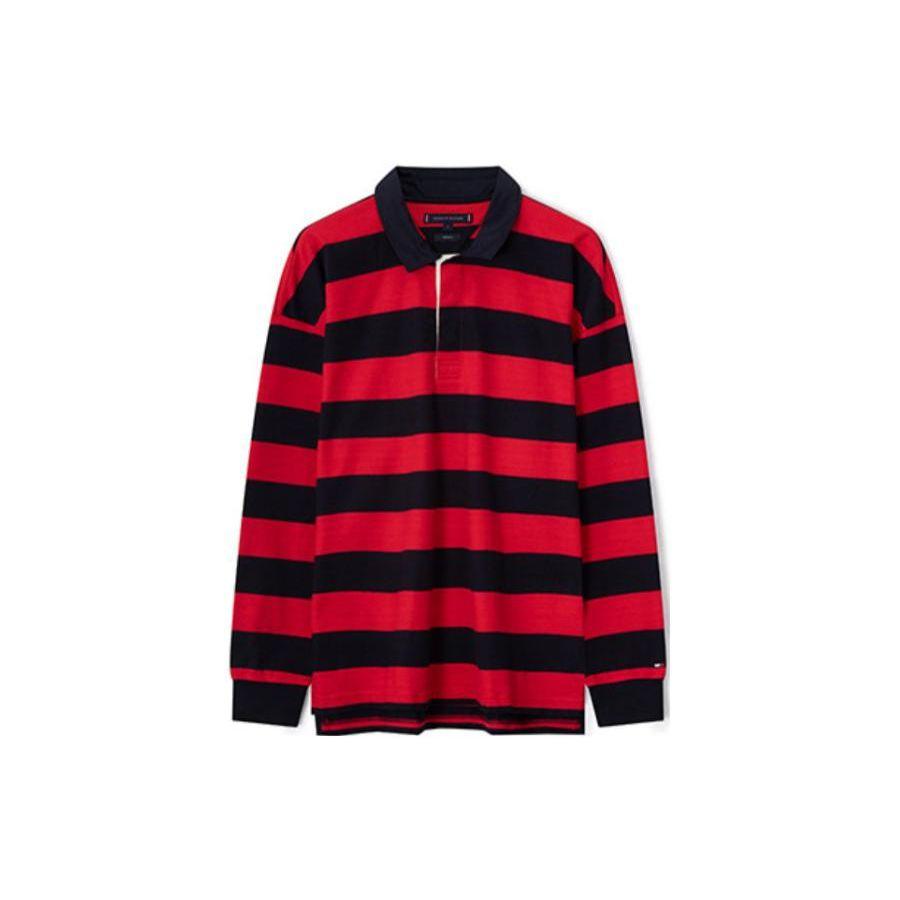 Tommy Hilfiger Color Block Striped Sweatshirt Men tops MW0MW30019
