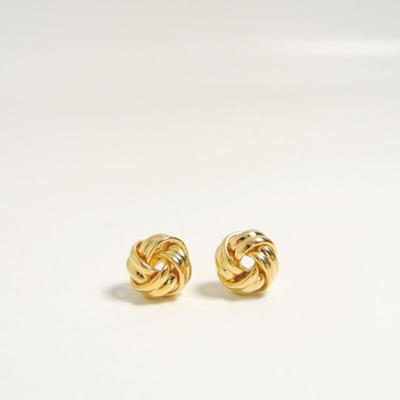 Objet213 Knot Stud Earrings