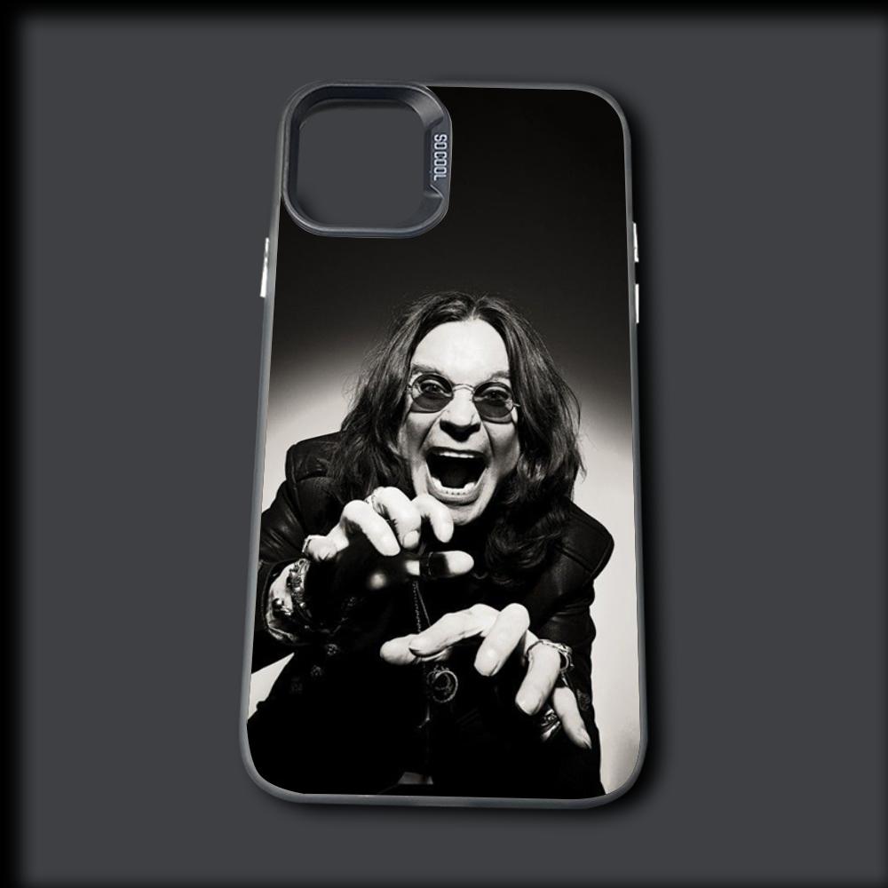 Music Band O-Ozzy Osbourne Phone Case For iPhone 16,15,14,13,12,11,Mini,Pro,MAX Gray Drop Matte Shockproof Soft Cover