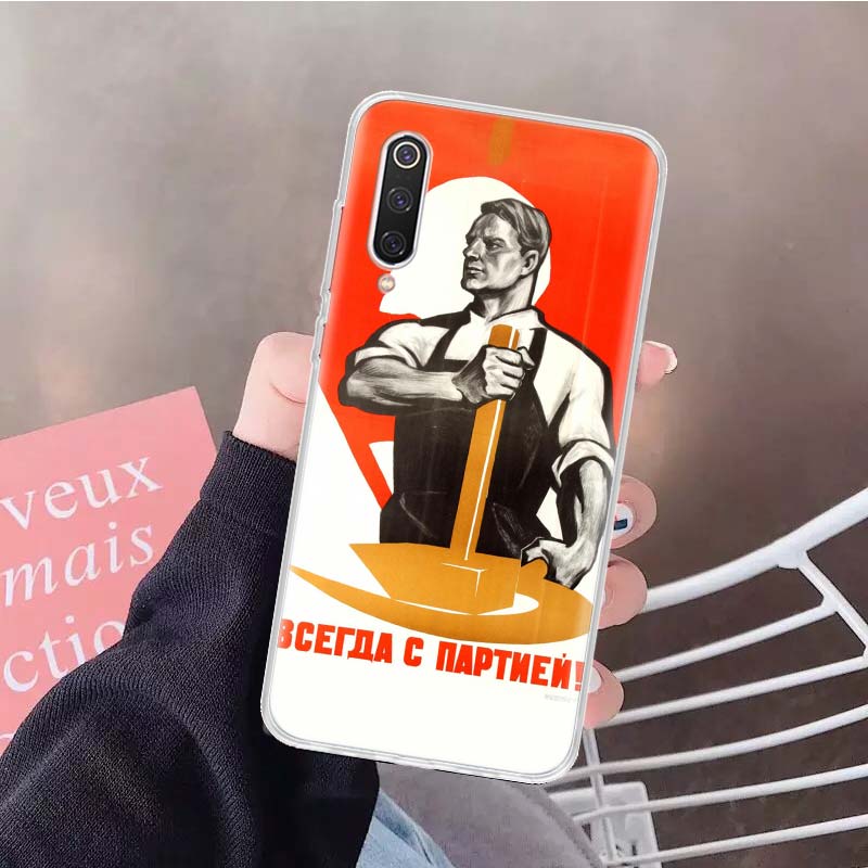 Vintage Stalin USSR CCCP Soft Phone Case For Xiaomi Redmi Note 15 14 14S 13 12 Pro Plus 12S 11 11S 11E 10 10S 11T 5G Fundas Coqu
