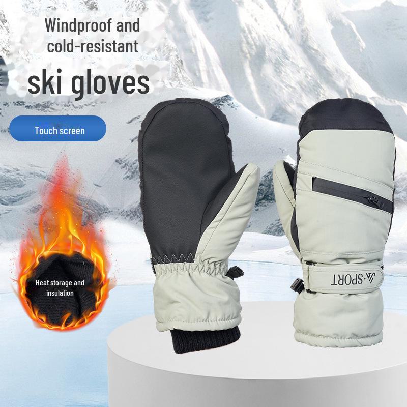 Men's Winter Ski Gloves: Thick, Warm, Waterproof, Touchscreen-Compatible for Outdoor Activities