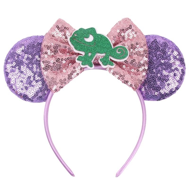 Disney Glänzendes Schloss Mausohren Stirnband Jungen Mädchen Festival Party Cosplay Haarband Frauen DIY Haarschmuck Cartoon Geschenk